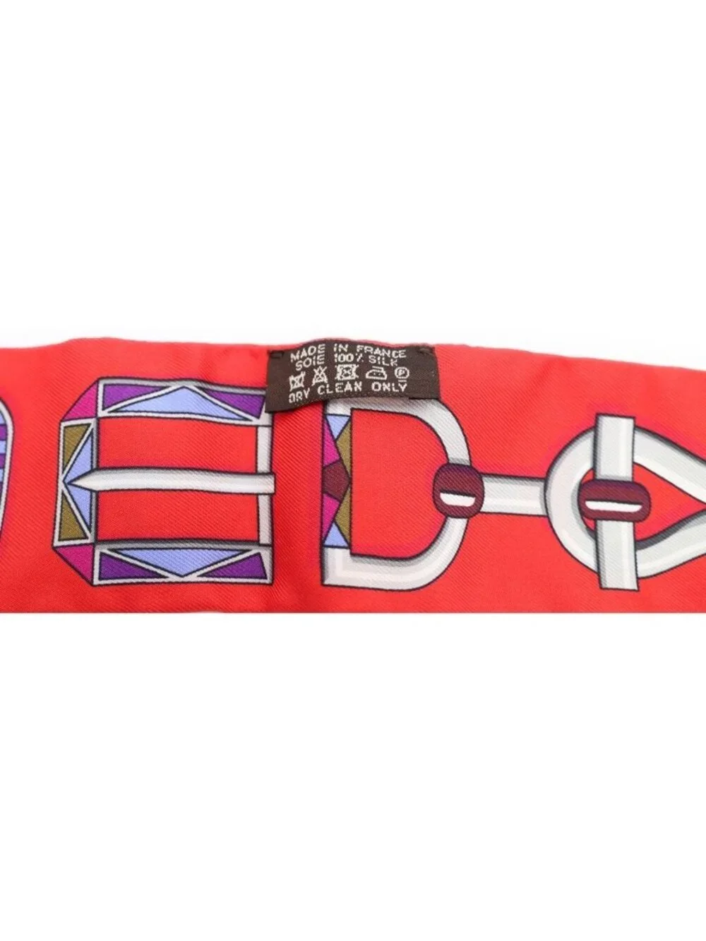 Hermes Carre en Boucles Twill Silk Scarf